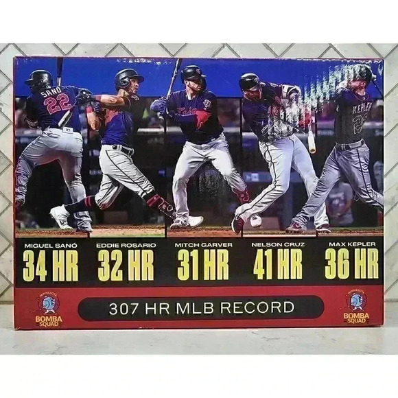 Minnesota Twins Bomba Squad 30 Homerun Bobblehead SGA New In Box - Picture 2 of 5